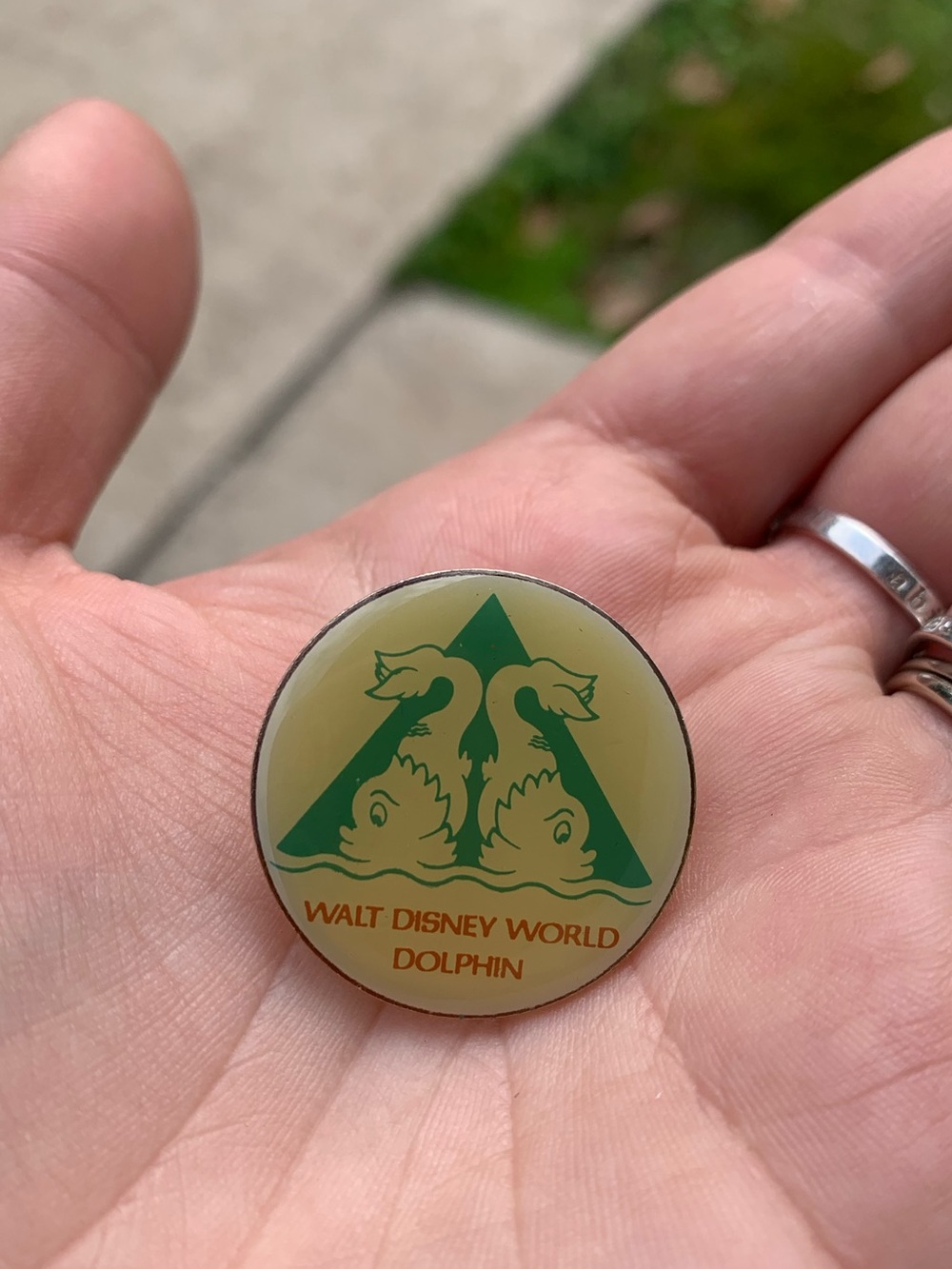 90s Walt Disney World Dolphin Enamel Collector’s Pin